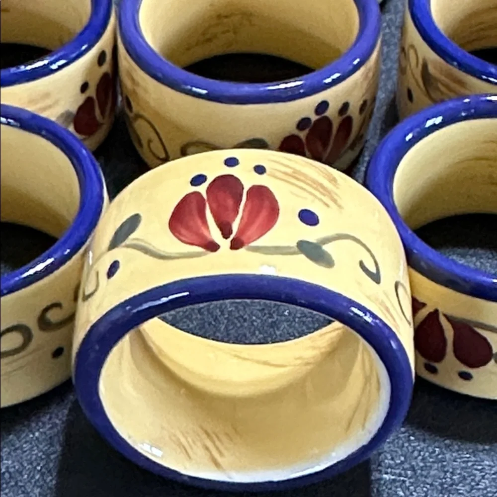 Ceramic Vintage Napkin Holders Lot of 8